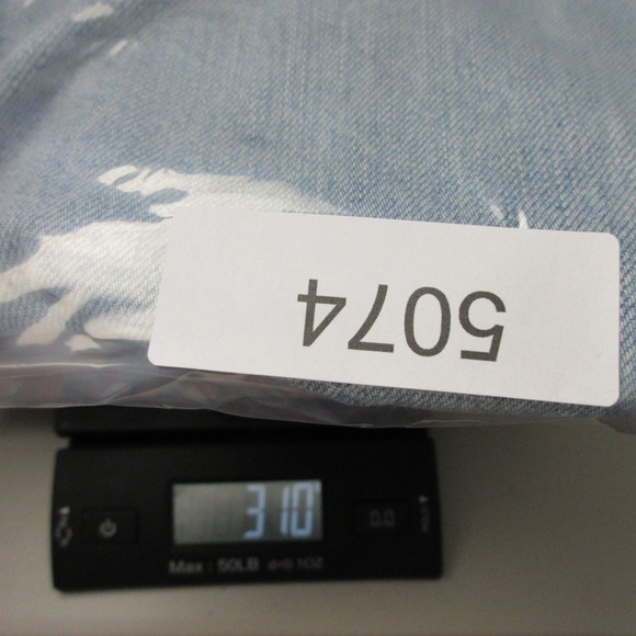 GAP Denim Mini Micro Skirt 4 Blue 100% Cotton Pockets Casual Brat Y2K Vtg 310 - Picture 6 of 12